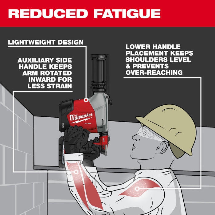 Milwaukee M18 FUEL™ Overhead Rotary Hammer w/ Integrated Dust Extraction