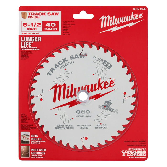 Milwaukee 6-1/2" 40T Finish Track Saw Blade