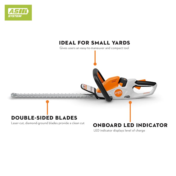 STIHL HSA 40 Cordless Battery Hedge Trimmer Kit