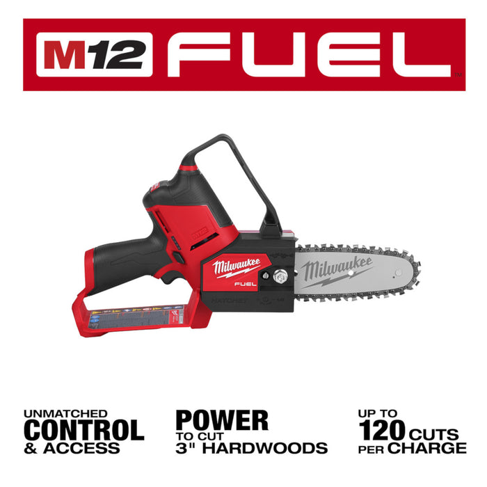 Milwaukee M12 FUEL Cordless HATCHET 6" Pruning Saw (Tool-Only)