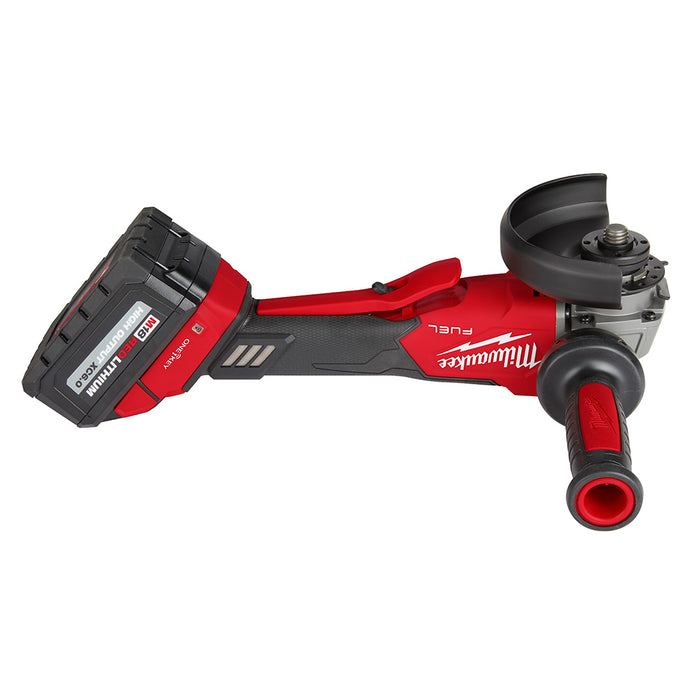 Milwaukee M18 FUEL  5" Braking Grinder w/ ONE-KEY Paddle Switch, No Lock