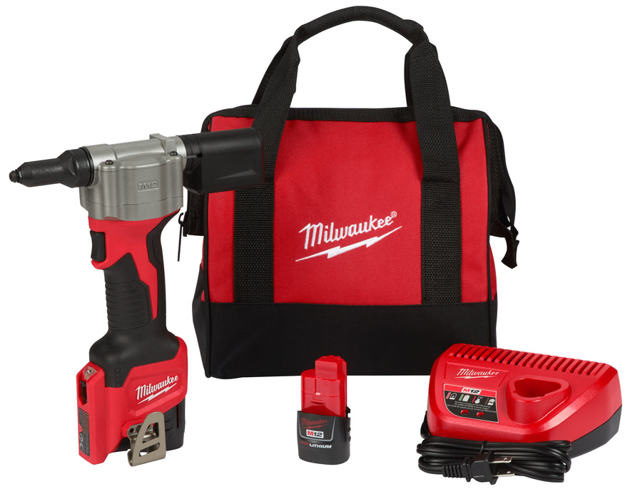 Milwaukee M12 Cordless Rivet Tool Kit