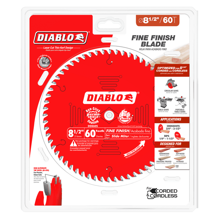 Diablo Fine Finish Saw Blade For Wood