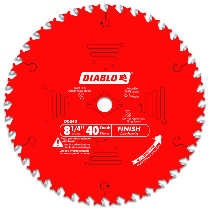 Diablo 40-Teeth Finishing Saw Blade for Wood