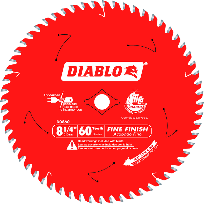 Diablo Fine Finish Saw Blade For Wood