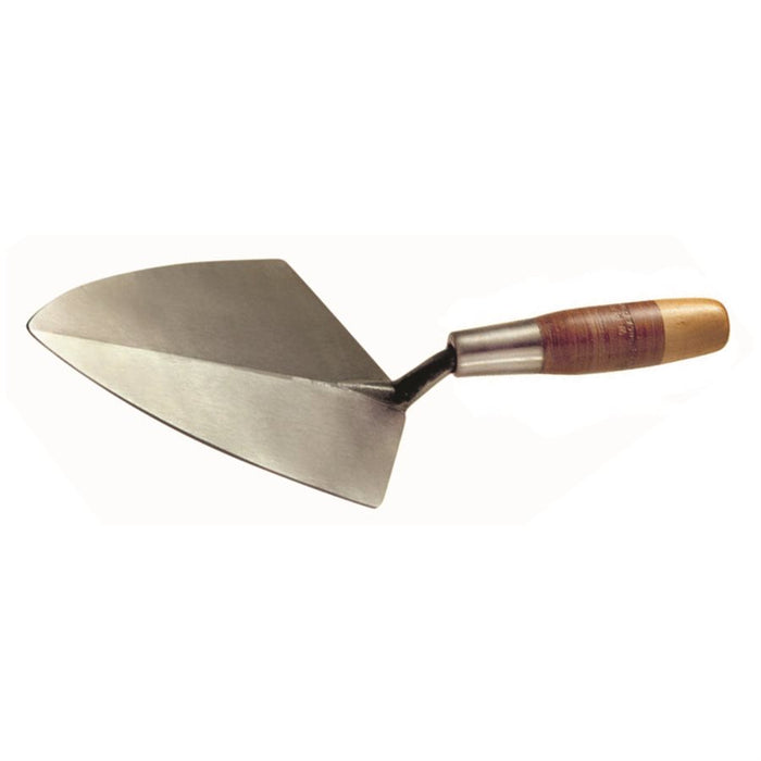 11" Wide Heel Pattern Trowel Leather Handle