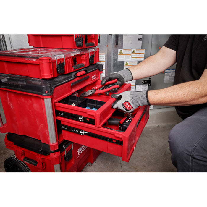 Milwaukee PACKOUT Multi-Depth 3-Drawer Tool Box