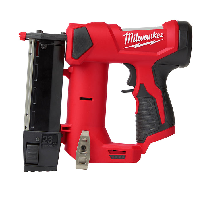 Milwaukee M12 Cordless 23 Gauge Pin Nailer - Tool Only