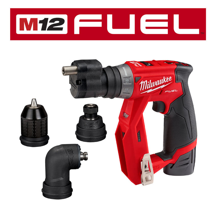 Milwaukee M12 FUEL Cordless Installation Drill/Driver Kit