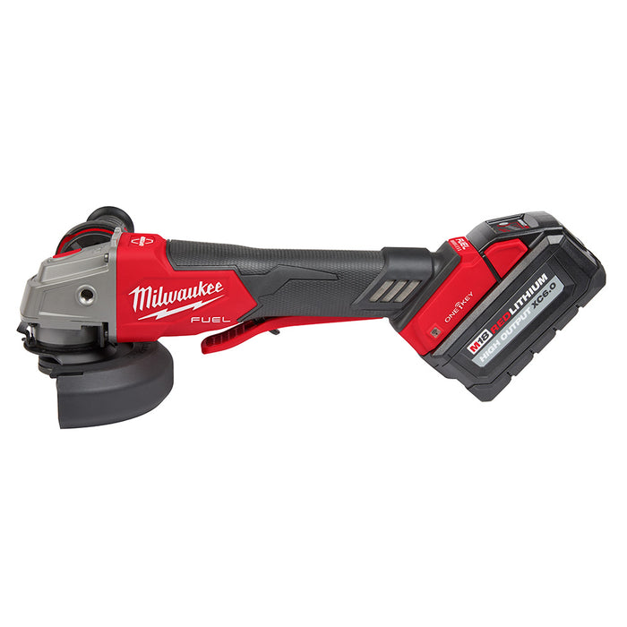 Milwaukee M18 FUEL  5" Braking Grinder w/ ONE-KEY Paddle Switch, No Lock
