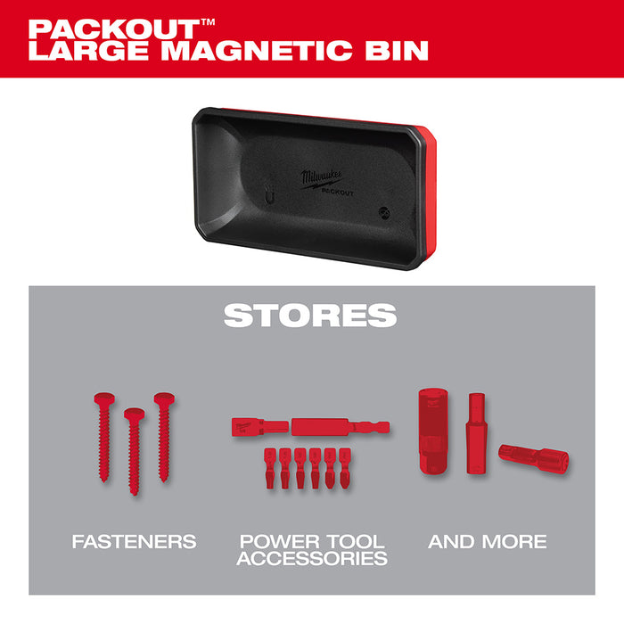 Milwaukee PACKOUT Large Magnetic Bin