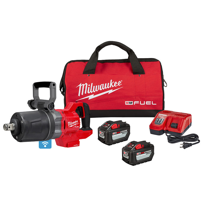 Milwaukee M18 FUEL Cordless 1" D-Handle High Torque Impact Wrench w/ ONE-KEY Kit