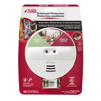 Kidde Dual Sensor Smoke Alarm 9V