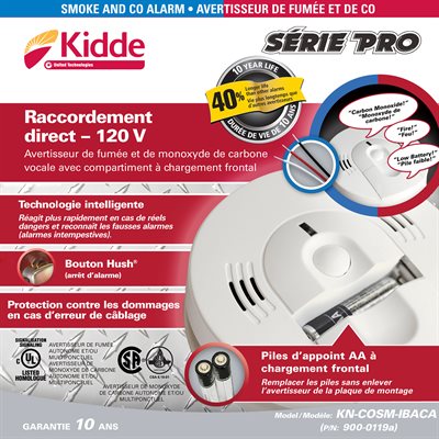 Kidde Talking Smoke & Carbon Monoxide Alarm 120V