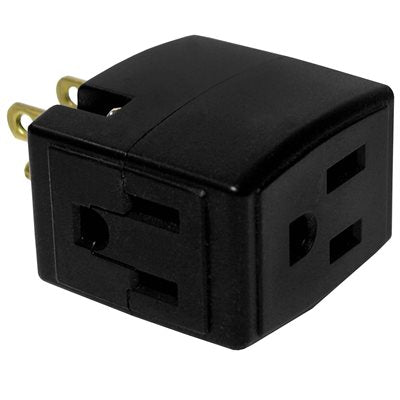 Leviton 3-Wire Cube Tap Outlet Splitter