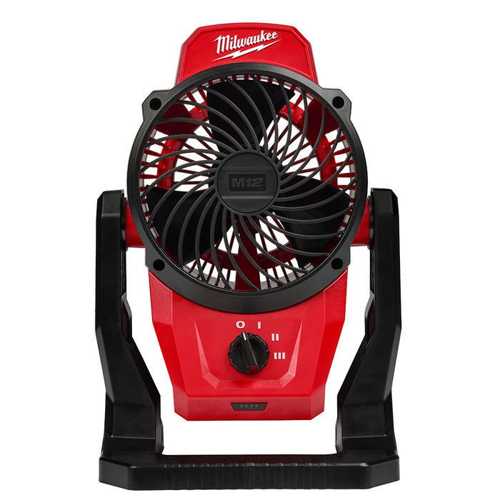 Milwaukee M12 Cordless Mounting Fan - Tool Only