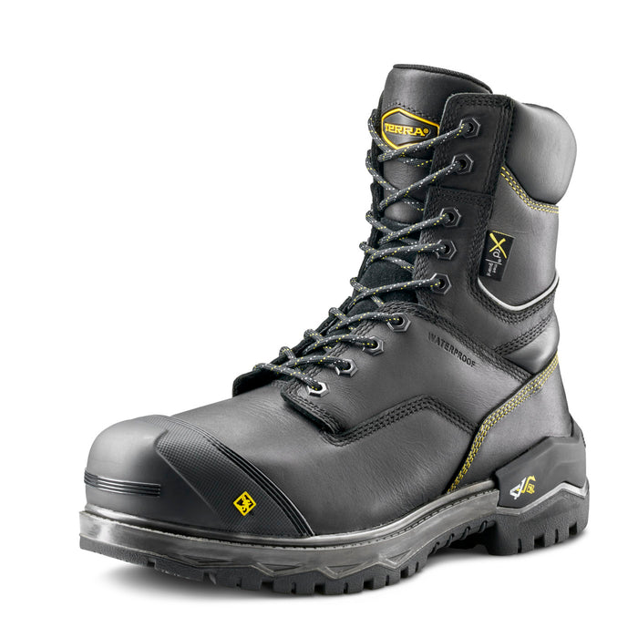 Terra Gantry 8" Waterproof Composite Toe Safety Work Boot w/ Internal Met Guard