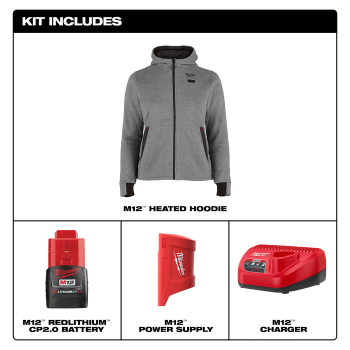 Milwaukee M12 Women's Heated Hoodie Kit