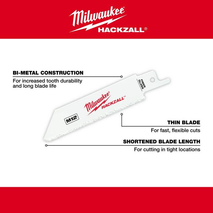 Milwaukee M12 HACKZALL® Bi-Metal Blades