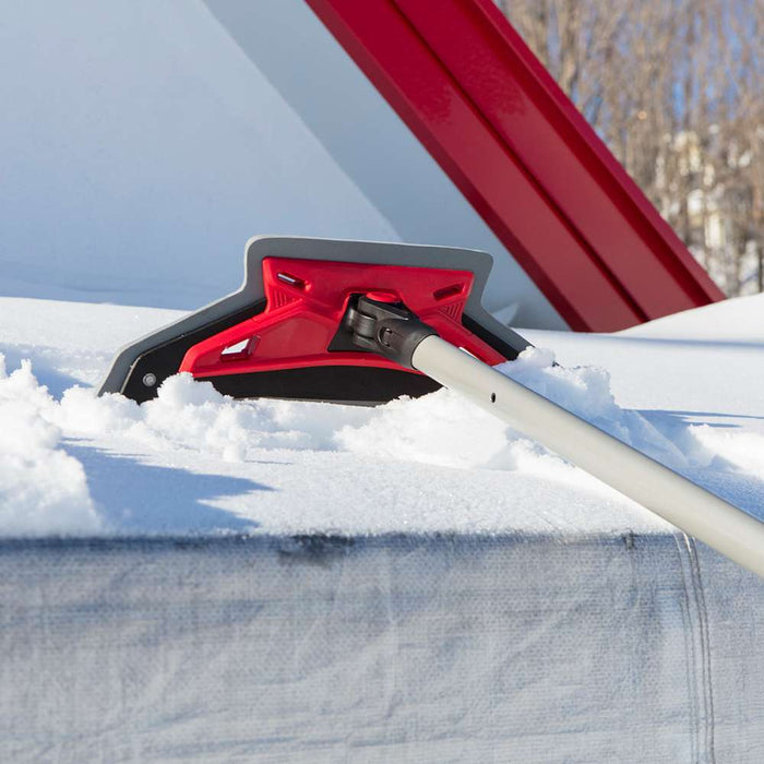 Garant 76" Telescopic Multi-Purpose Aluminum Snow Rake