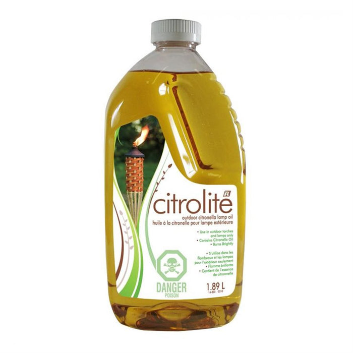 Citrolite Outdoor Citronella Lamp Oil - 1.89L