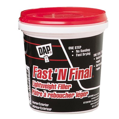 DAP Fast N Final Lightweight Spackling (White)