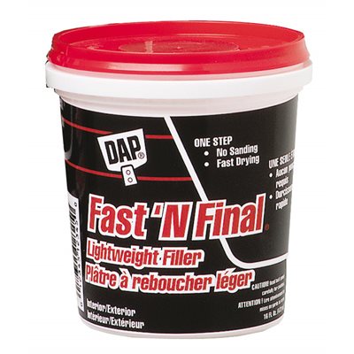 DAP Fast N Final Lightweight Spackling (White)