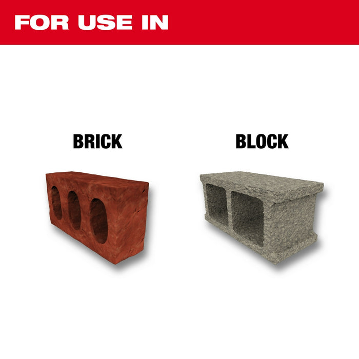 Milwaukee SAWZALL™ THE TORCH™ 9" Brick & Block Diamond Grit SAWZALL Blade