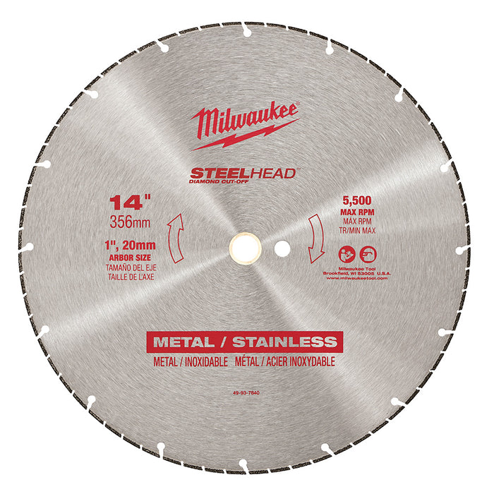 Milwaukee STEELHEAD Diamond Cut-Off Blade