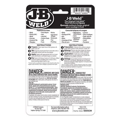 J-B Weld Original Cold Weld Epoxy - 2.0 oz.