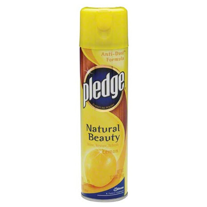 Pledge Furniture Polish Natural Beauty Lemon - 275mL