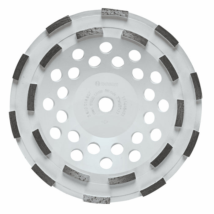 Bosch 7" Double Row Segmented Diamond Cup Wheel