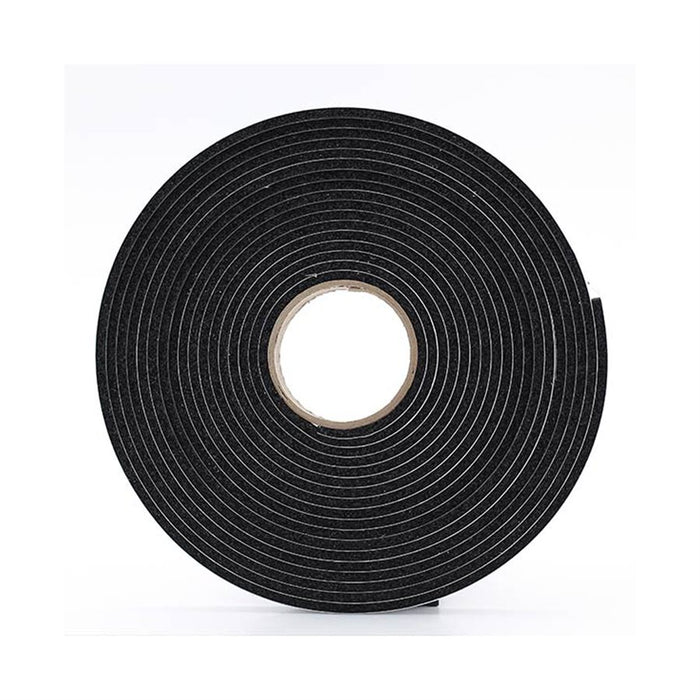 Moisture Proof Foam Insulating Tape 1/4" x 3/4" x 10Ft - Black