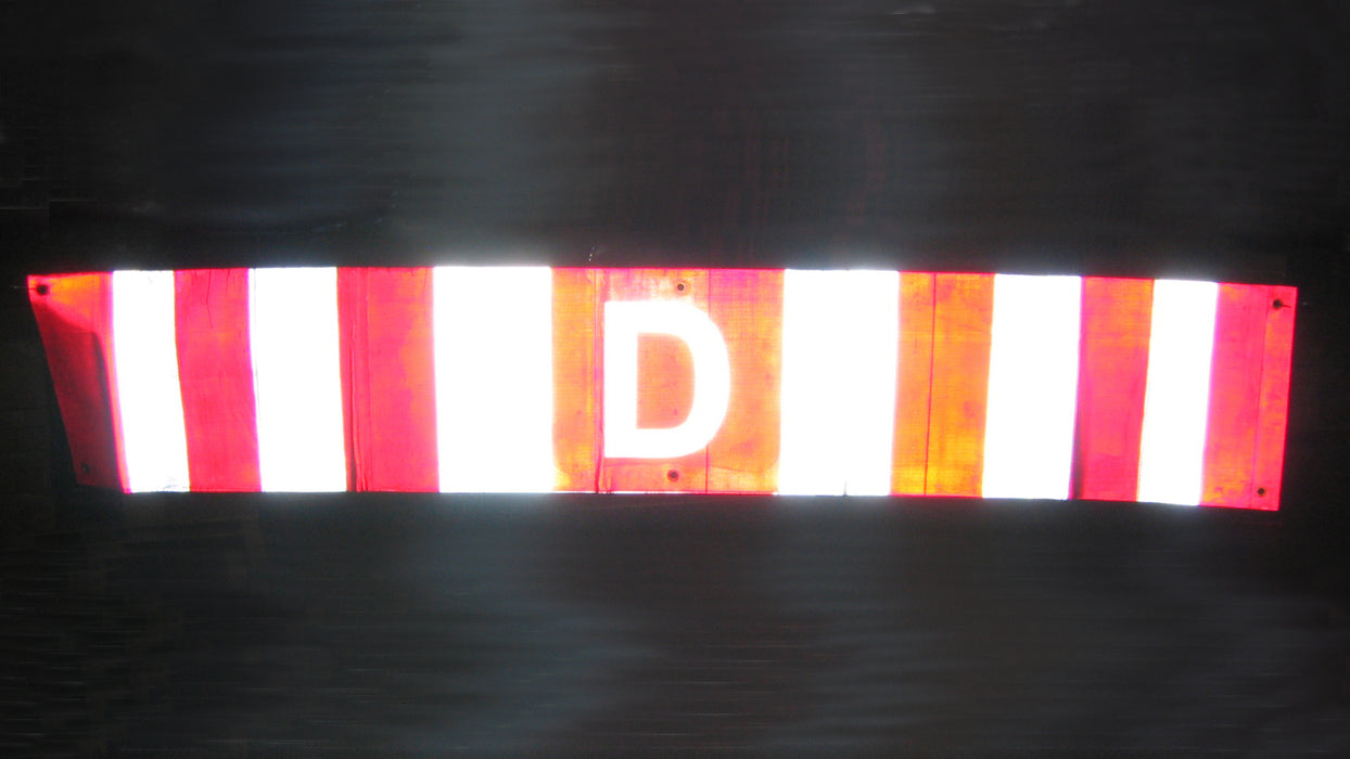 CTS Reflective Reversible Banner – "Oversize Load" / "D"