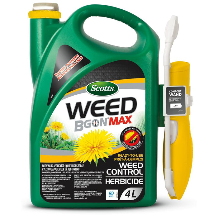 Scotts Weed B Gon Max Weed Control c/w Applicator Wand - 4L