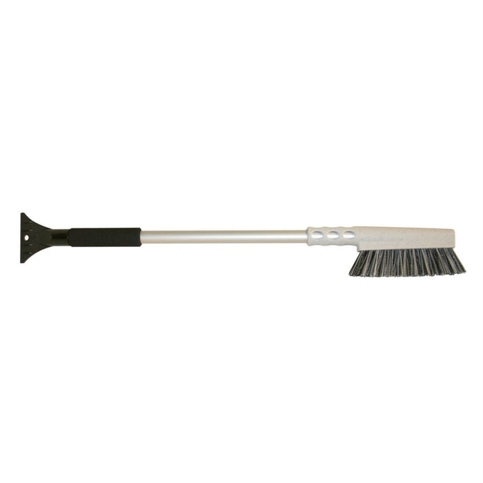 Aluminum Handle Snow Brush w/ Grip Ice Scraper - 27"