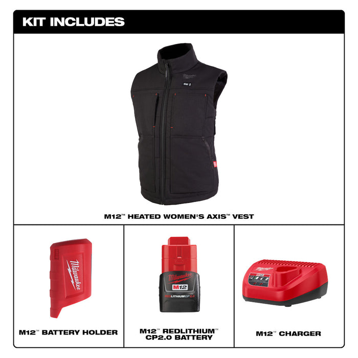 Milwaukee M12 Women's Heated AXIS Vest Kit