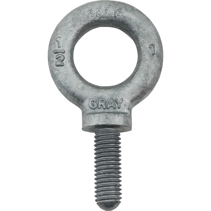 Gray Tools Galvanized Shoulder Eye Bolts
