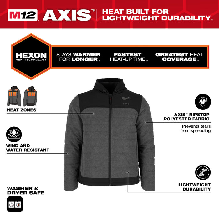 Milwaukee M12 NEXT GEN AXIS Heated Jacket Kit