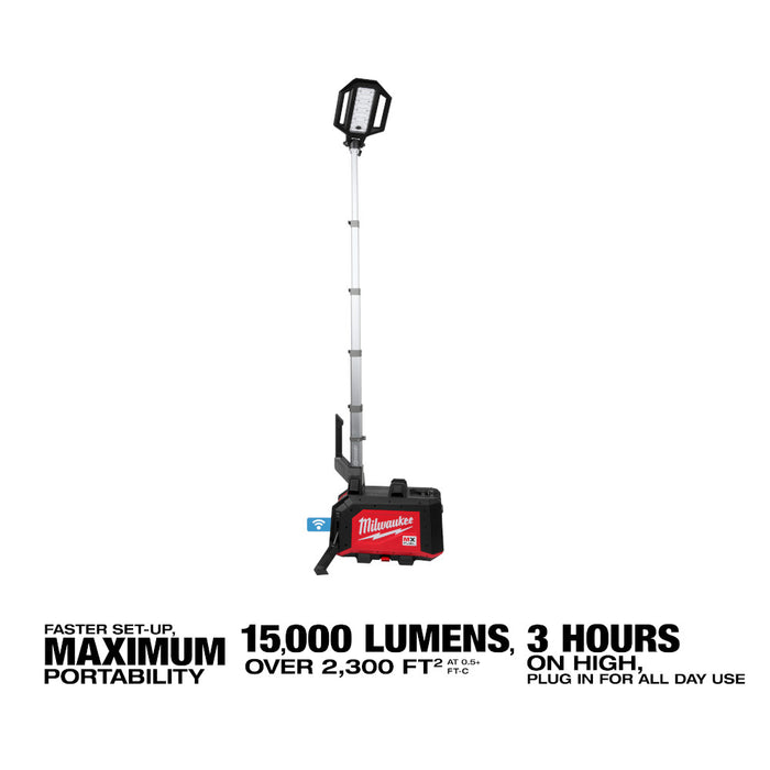 Milwaukee MX FUEL™ ROCKET™ Dual Power Compact Tower Light Kit