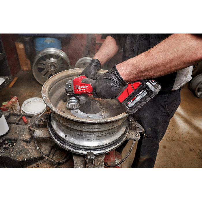 Milwaukee M18 FUEL 4-1/2" / 5" Variable Speed Braking Grinder, Paddle Switch No-Lock - Tool Only