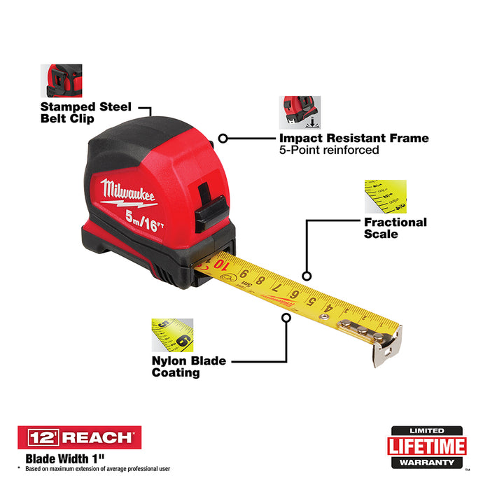 Milwaukee Compact Tape Measure