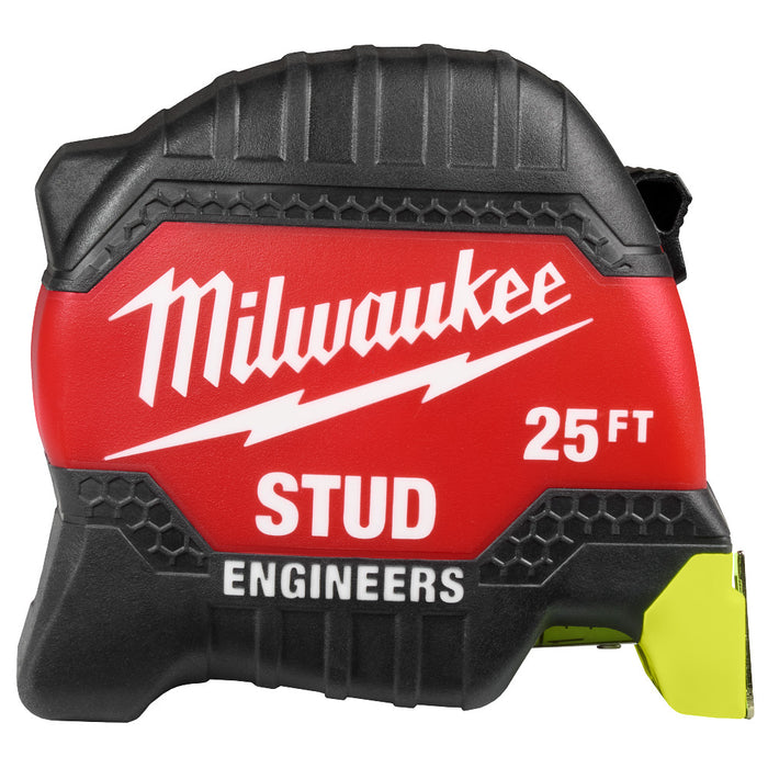 Milwaukee 25ft STUD Tape Measure (Engineer's Scale)