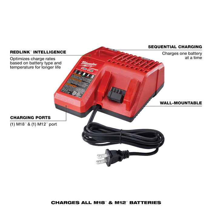 Milwaukee M18 & M12 Multi-Voltage Charger