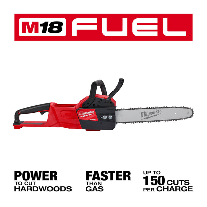 Milwaukee M18 FUEL™ Cordless 14" Chainsaw - Tool Only