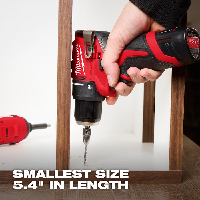 Milwaukee M12 Subcompact Brushless 3/8" Drill/Driver Kit