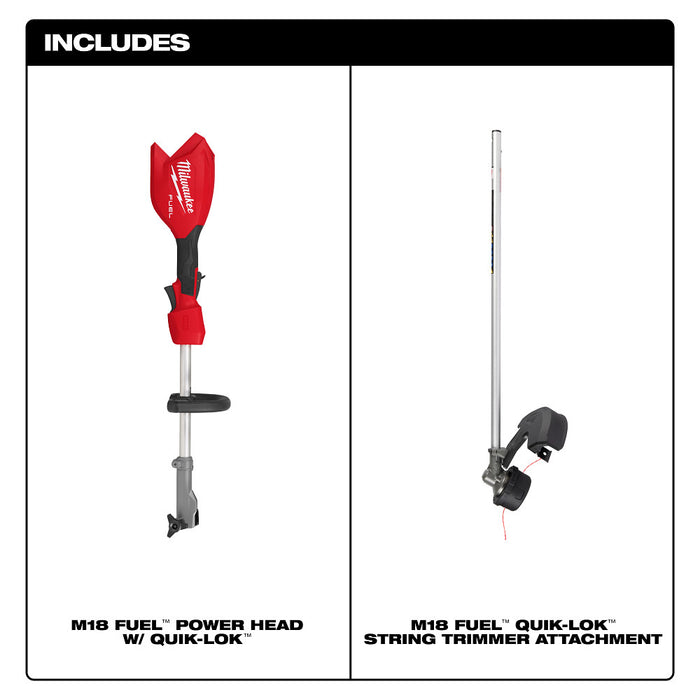 Milwaukee M18 FUEL™ String Trimmer w/ QUIK-LOK™ - Tool Only