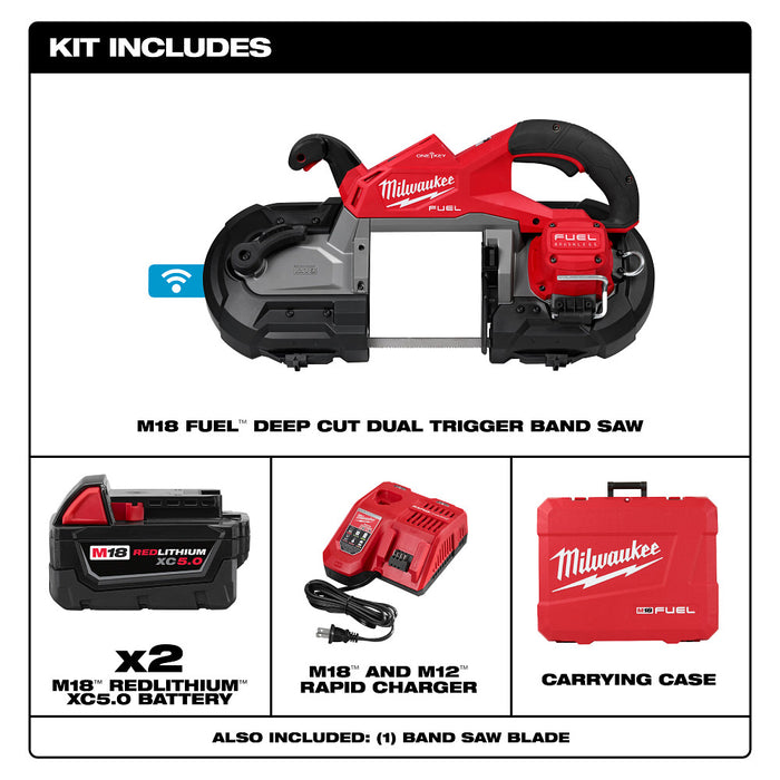 Milwaukee M18 FUEL™ Dual Trigger Deep Cut Band Saw Kit