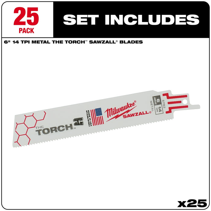 Milwaukee SAWZALL® The TORCH Metal Demolition Blades