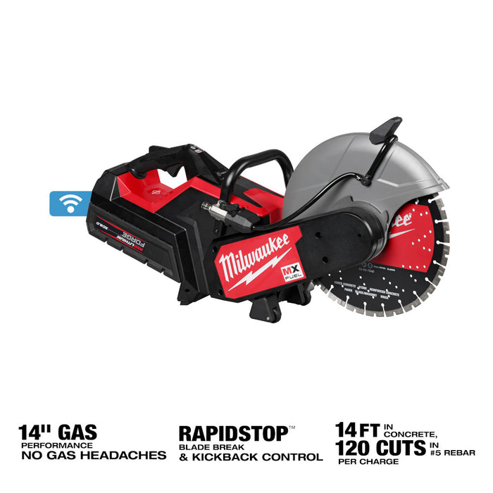 Milwaukee MX FUEL™ 14" Cut-Off Saw w/ RAPIDSTOP™ Kit